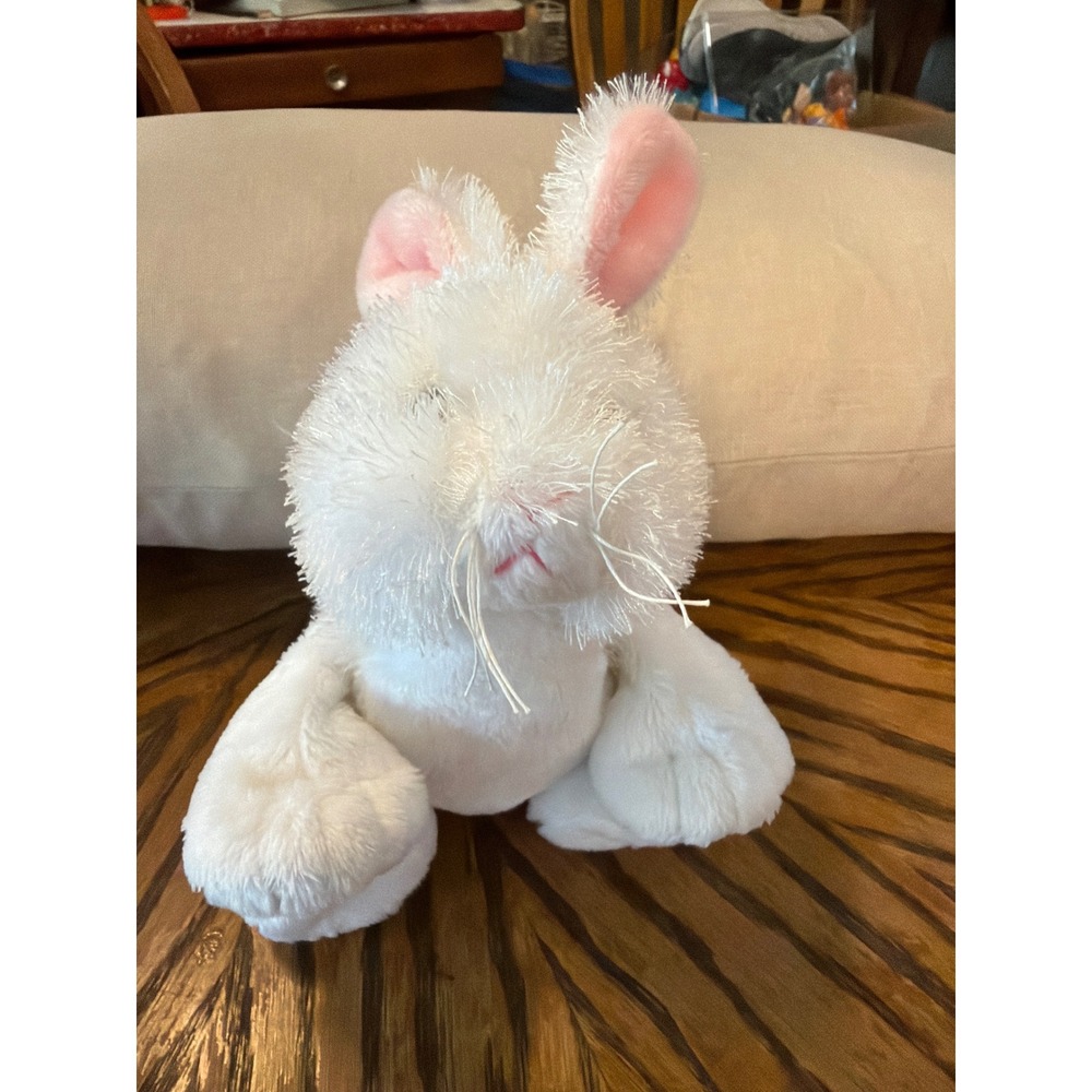 Ganz Webkinz White Bunny Rabbit Plush Stuffed Animal Toy HS111 No Code